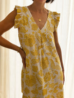 ROBE EVA JAUNE