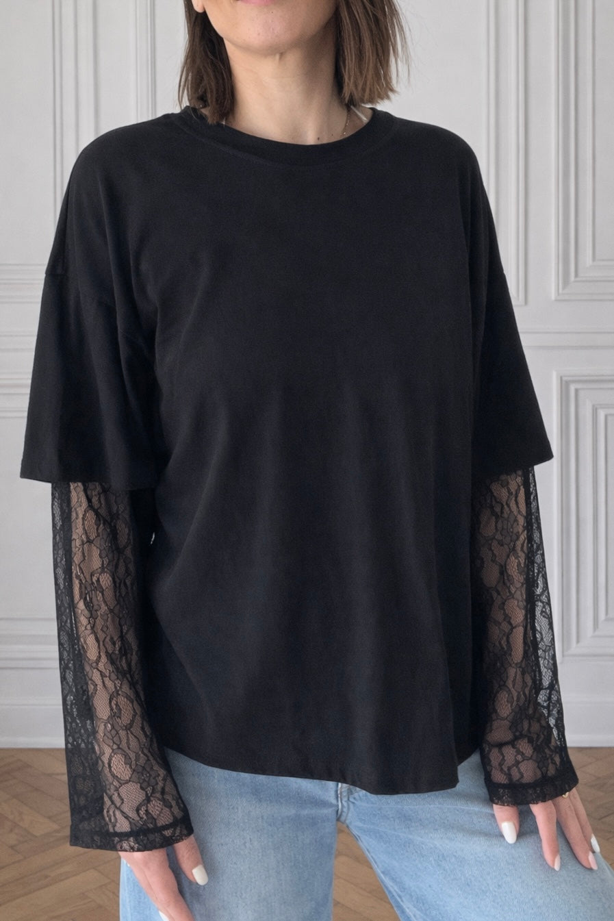 T-SHIRT MANCHES DENTELLE JULIETTE