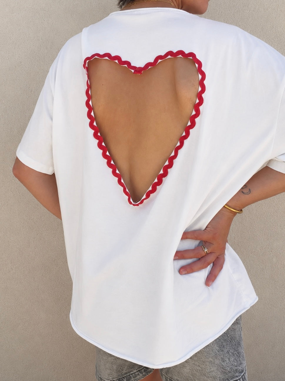 T-SHIRT LOVE COL V