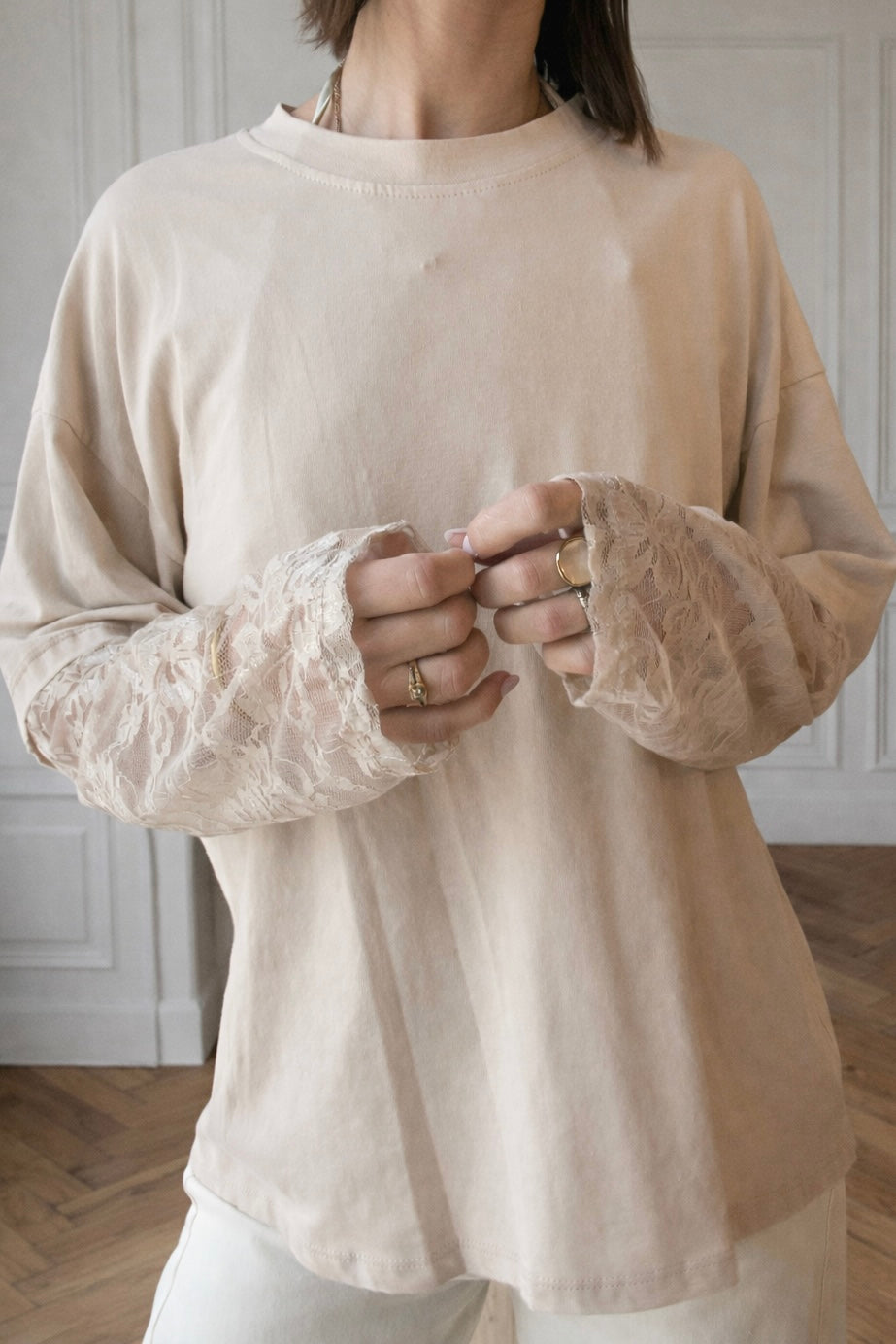 T-SHIRT MANCHES DENTELLE JULIETTE