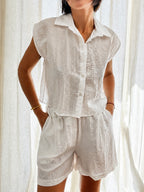 ENSEMBLE LINA BLANC