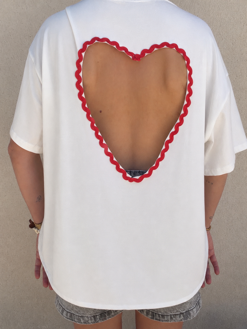 T-SHIRT LOVE COL V