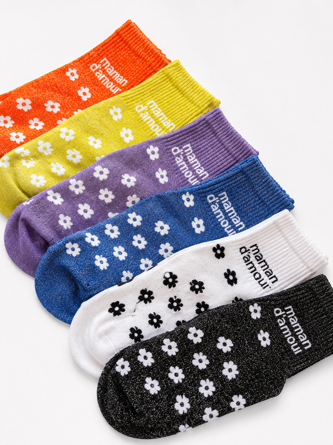 CHAUSSETTES MAMAN D’AMOUR FLEURS